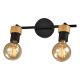 FORMA Spot lampa 2xE27 FE706-2 BK+WD - 006846