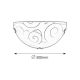 Rabalux Zidna lampa Harmony Lux E27 1x MAX 60W ovas hrom (3851) - 3851