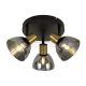 FORMA Spot lampa 3xE14 FE407-3R BK+SG - 006784