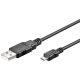 ZED ELECTRONIC USB kabl USB A na USB micro 1.8m - USBC-MIC/1,8 - 1395