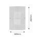 Rabalux Zidna lampa Scottie E27 1x MAX 60W beli sa motivima (3887) - 3887