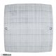 Rabalux Plafonjera Scottie E27 2x MAX 60W beli sa motivima (3889) - 3889