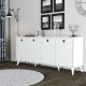 HANAH HOME Komoda Elite 1614, bela - 389MZA1131