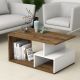 HANAH HOME Klub sto Arte 2042, braon/bela - 389MZA1146