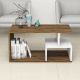 HANAH HOME Klub sto Arte 2042, braon/bela - 389MZA1146