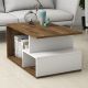 HANAH HOME Klub sto Arte 2042, braon/bela - 389MZA1146