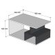 HANAH HOME Klub sto Arte 2042, braon/bela - 389MZA1146