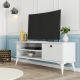HANAH HOME TV komoda Retro 1564, bela - 389MZA1155