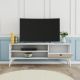 HANAH HOME TV komoda Retro 1564, bela - 389MZA1155