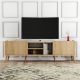 HANAH HOME TV komoda Lotus 1350, svetlobraon - 389MZA1172