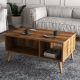 HANAH HOME Klub sto Exxen - 2072, braon - 389MZA1413