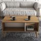 HANAH HOME Klub sto Exxen - 2074, braon/bela - 389MZA1414