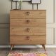 HANAH HOME Komoda Versa-Ce 3612, svetlo braon - EP2797901