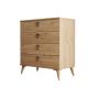 HANAH HOME Komoda Versa-Ce 3612, svetlo braon - EP2797901