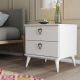 HANAH HOME Noćni ormarić Versa-Ce 3634, bela - 389MZA1712