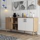 HANAH HOME Komoda Exxen - 1624, krem/bela - 389MZA2208