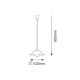 Rabalux Visilica Alabastro E27 1x MAX 60W belo staklo - alabaster (3905) - 3905