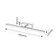 Rabalux Rasveta za slike Picture slim LED 12W hrom (3910) - 3910-1