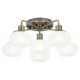 Rabalux Plafonjera Sorina E14 6x MAX 40W antik mesing (3918) - 3918