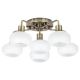 Rabalux Plafonjera Sorina E14 6x MAX 40W antik mesing (3918) - 3918