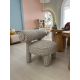 ATELIER DEL SOFA Fotelja za decu Dino, crna/bela - 391EVL1110