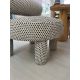 ATELIER DEL SOFA Fotelja za decu Dino, crna/bela - 391EVL1110