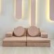ATELIER DEL SOFA Modularni dvosed za decu Puzzle, pink - 391EVL1111