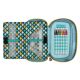 SANTORO GORJUSS Ovalna puna pernica 1 zip Deep Secrets 1046GJ17 - 20016-1