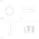EGLO Plafonjera Marghera 1 LED 25,5W 3000K, toplo bela - 39286