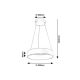 Rabalux Visilica Adeline LED 24W sivo (3929) - 3929-1