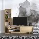 HANAH HOME TV komoda Larissa, svetlobraon - 393MRD1120