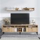 HANAH HOME TV komoda Drew, svetlobraon - 393MRD1208
