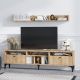 HANAH HOME TV komoda Drew, svetlobraon - 393MRD1208