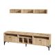 HANAH HOME TV komoda Drew, svetlobraon - 393MRD1208