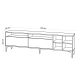 HANAH HOME TV komoda Eva, svetlobraon - 393MRD1209