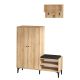 HANAH HOME Cipelarnik Jess, svetlobraon - 393MRD1212