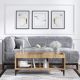 HANAH HOME Klub sto Luke, svetlobraon - 393MRD1215