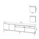 HANAH HOME TV komoda Lupin, svetlobraon - 393MRD1216