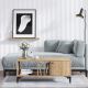 HANAH HOME Klub sto Rigo, svetlobraon - 393MRD1220