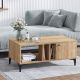 HANAH HOME Klub sto Rigo, svetlobraon - 393MRD1220