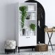 HANAH HOME Polica za knjige Spica, bela - 393MRD1231