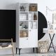 HANAH HOME Polica za knjige Regulus, bela - 393MRD1234