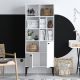 HANAH HOME Polica za knjige Regulus, bela - 393MRD1234