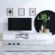 HANAH HOME TV komoda Alcor, bela - 393MRD1238