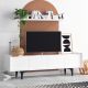 HANAH HOME TV komoda Kastra, bela - 393MRD1249