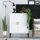HANAH HOME Komoda Moon, bela - 393MRD1257