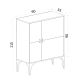 HANAH HOME Komoda Moon, bela - 393MRD1257