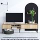 HANAH HOME TV komoda Titan, svetlobraon - 393MRD1259