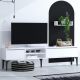 HANAH HOME TV komoda Cordelia, bela - 393MRD1261