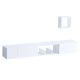 HANAH HOME TV komoda Pandora, bela - 393MRD1262